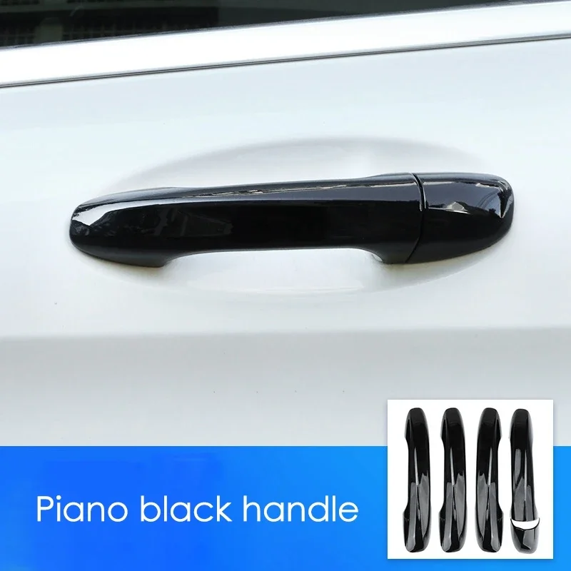 

Door Handle Cover Trim for Mercedes Benz C E GLC GLB A B GLE GLS CLA GLA Class W213 W205 X253 2016-2020 Black LHD