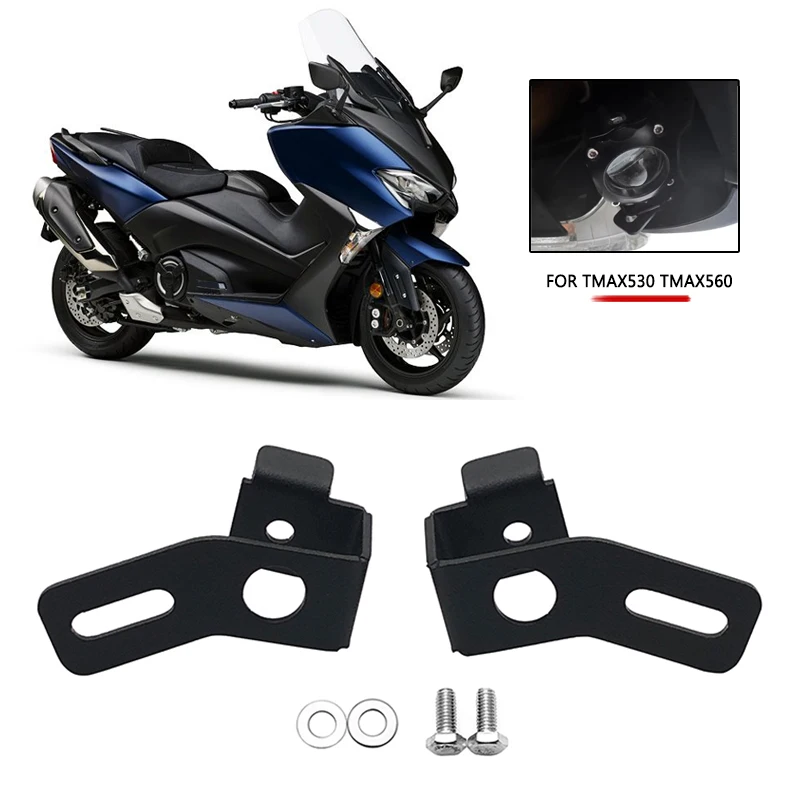 Motorcycle Fog Lights Brackets For Yamaha Tmax 530 Tmax 560 Tmax530 Tmax560 2017-2021 2020 LED Lights Bracket Auxiliary Light