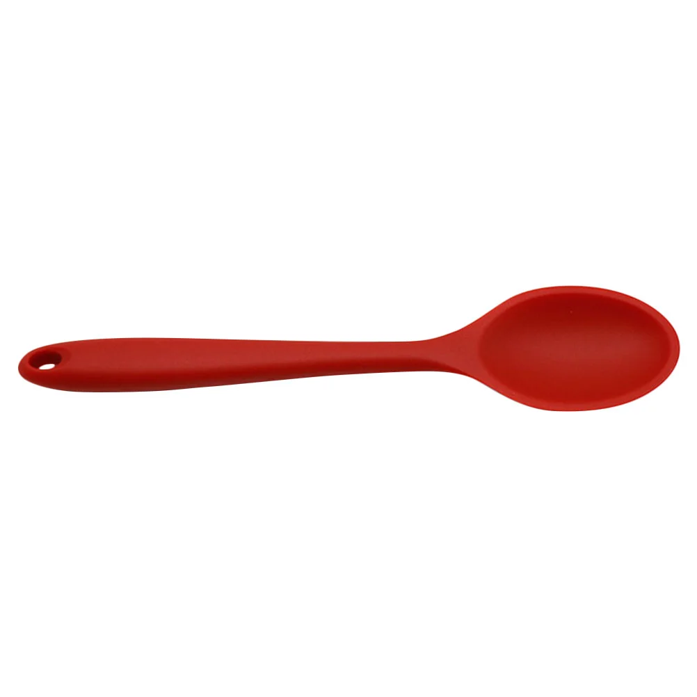 

Silicone Spoon Serving Spoons Small Cooking for Nonstick Cookware Silica Gel Soup