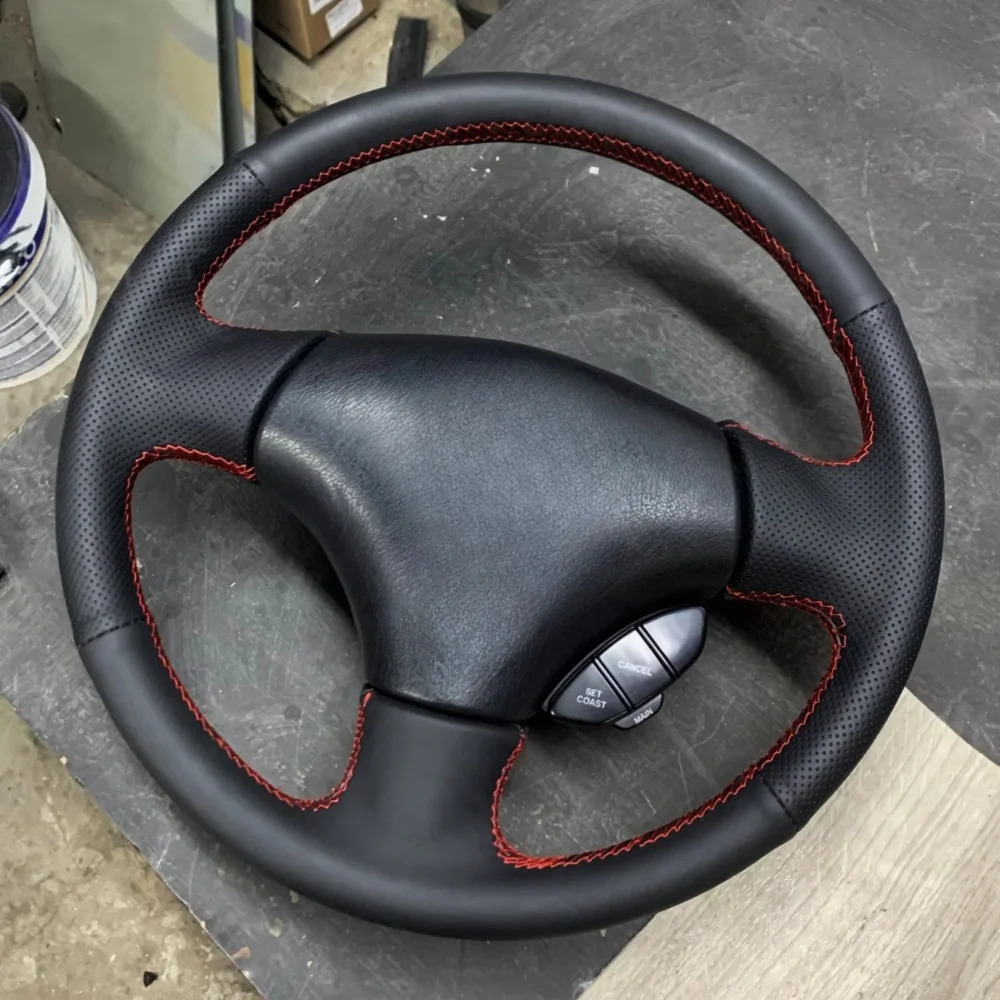 Customization Hand Sewing Artificial Leather Car Steering Wheel Cover For Mazda MX-5 MX5 Miata NB 1998-2005 RX-7 RX7 1999-2002