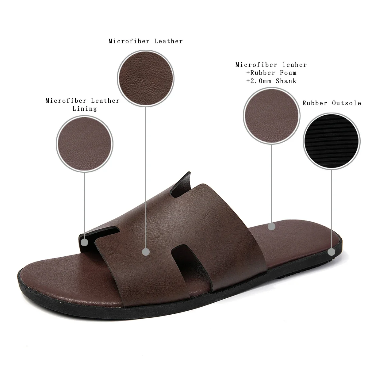 Neue Herren-Alltagsschuhe, Badezimmer- und Outdoor-Freizeitsandalen, rutschfest und verschleißfest, leichte, coole Herren-Slipper. – Detail 21