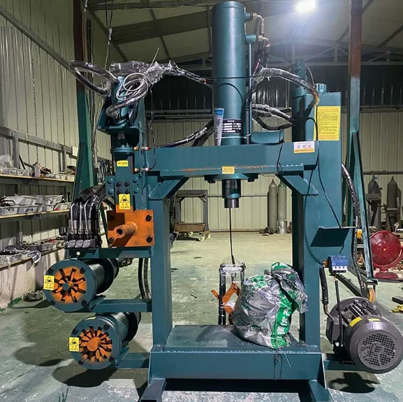 Máquina multifuncional de desmontagem de pressão para desmontagem e extrair anéis de cobre de motores de resíduos