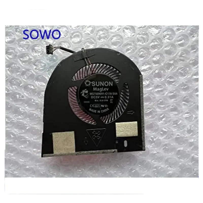 Вентилятор WYORESY WYORESY для процессора Dell Precision 7530, охлаждающий вентилятор, двойной вентилятор 0PR6WV PR6WV