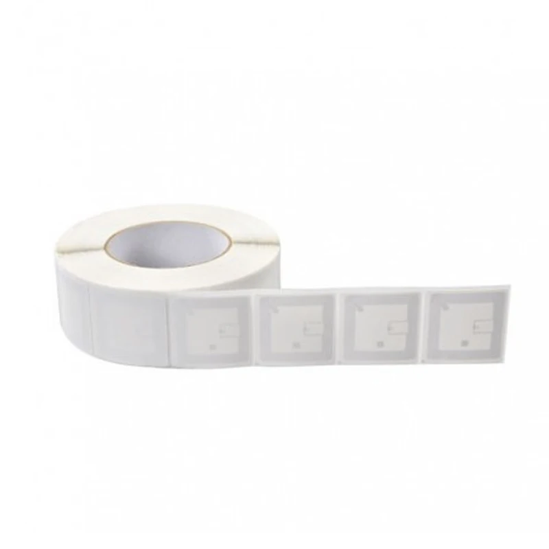 2000 Stück ISO15693 HF-RFID-Etikettenaufkleber 13,56 MHz 50 x 50 mm Papier für Bücher, Bibliotheksmanagement