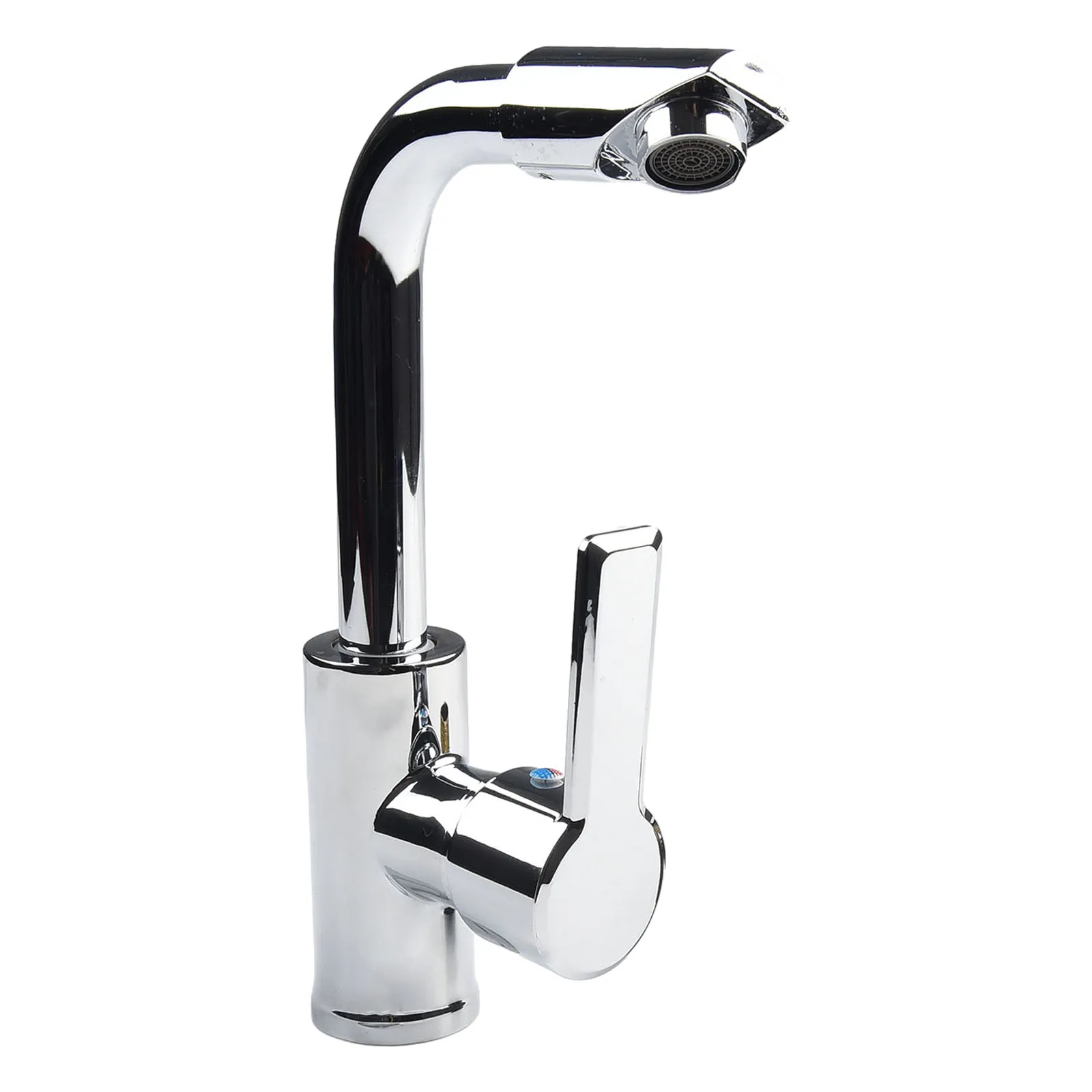 

Cold Hot Mixer Tap Tap Chrome Plated Faucet Polished Silver Zinc Alloy + ABS Zinc Alloy Body Brand New High Quality