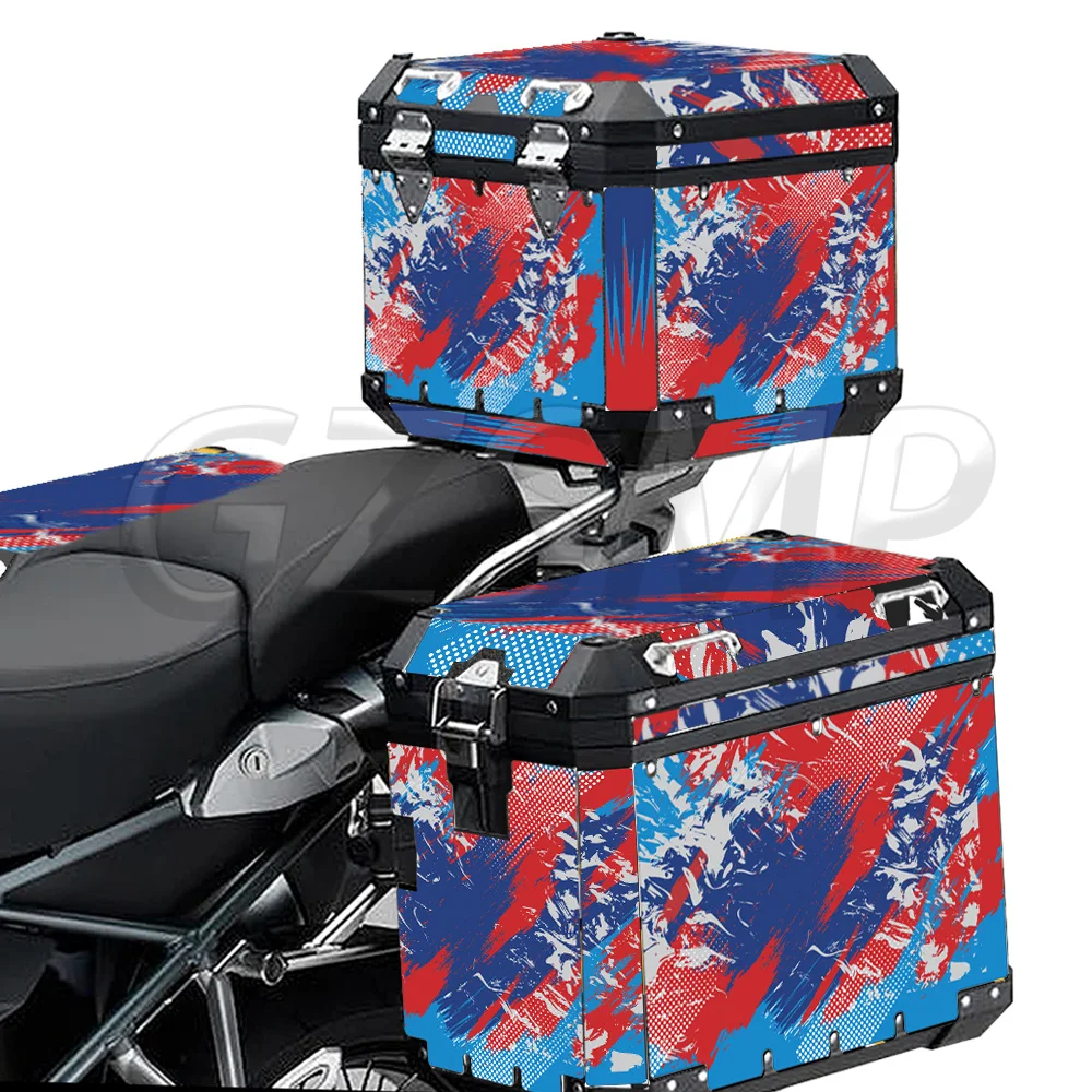 Fit For R1200GS R1250GS ADV F850GS Adventure Motorcycle Aluminum Side Box Panniers Decal Trunk Luggage Stickers