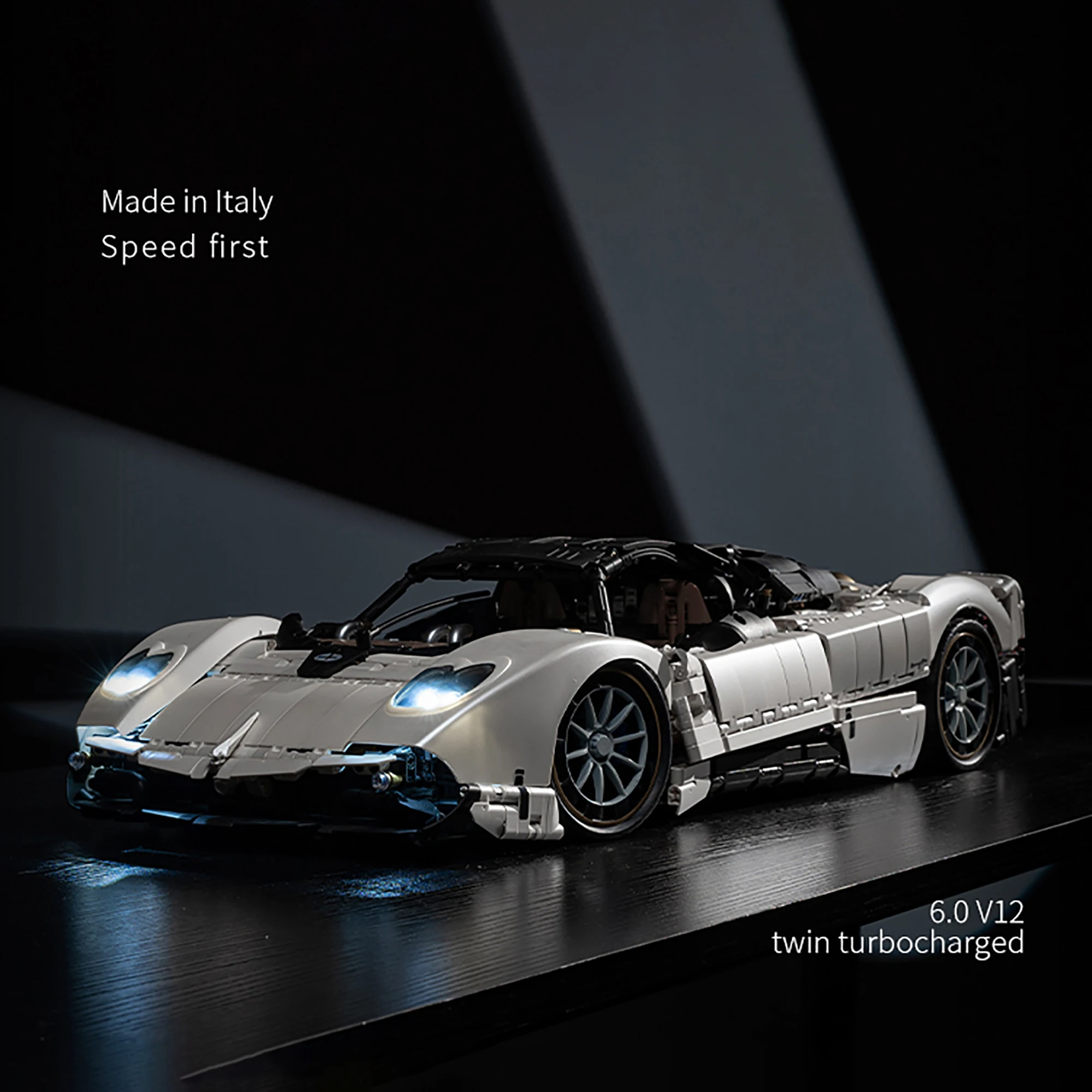 4688 Stück 1:8 Technische Utopia Supercar Bausteine JD118 Kreative Ideen Hypercar Sportwagen Modell Ziegel Spielzeug für Erwachsene Geschenke