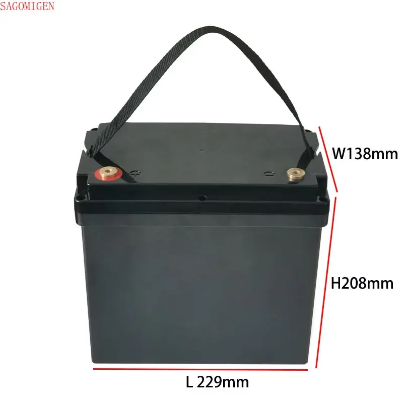 12V 24V 30Ah 40Ah 50Ah Lifepo4 Battery Storage Box 32650/33140 Battery Case Solar UPS Power Outdoor Power Lithium Battery Box - Image 2