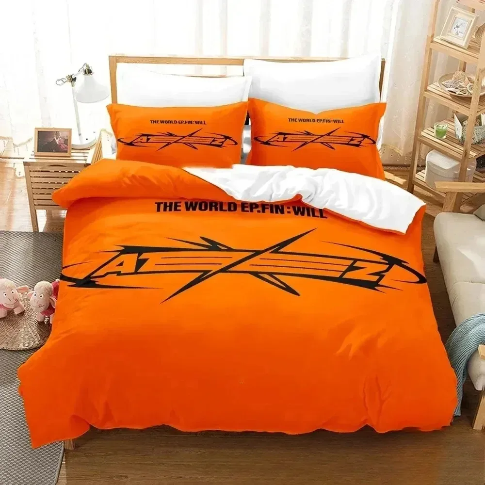 

The World Ep.fin Will ATEEZ Bedding Set Bedroom Soft Modern Bedspreads Comefortable Kids Duvet Cover Quilt Cover And Pillowcase
