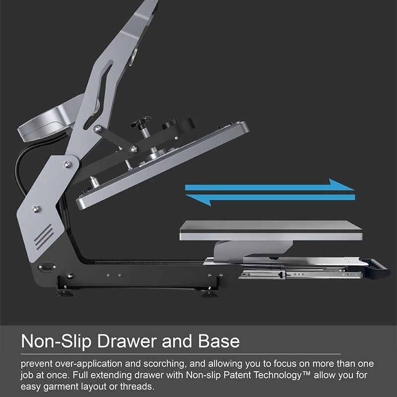 

HP3804D-3 Heat Transfer Press 40x50CM Automatic Open-and-Close Heat Press for T-Shirt and Apparel Printing 220V/110V(Customized)