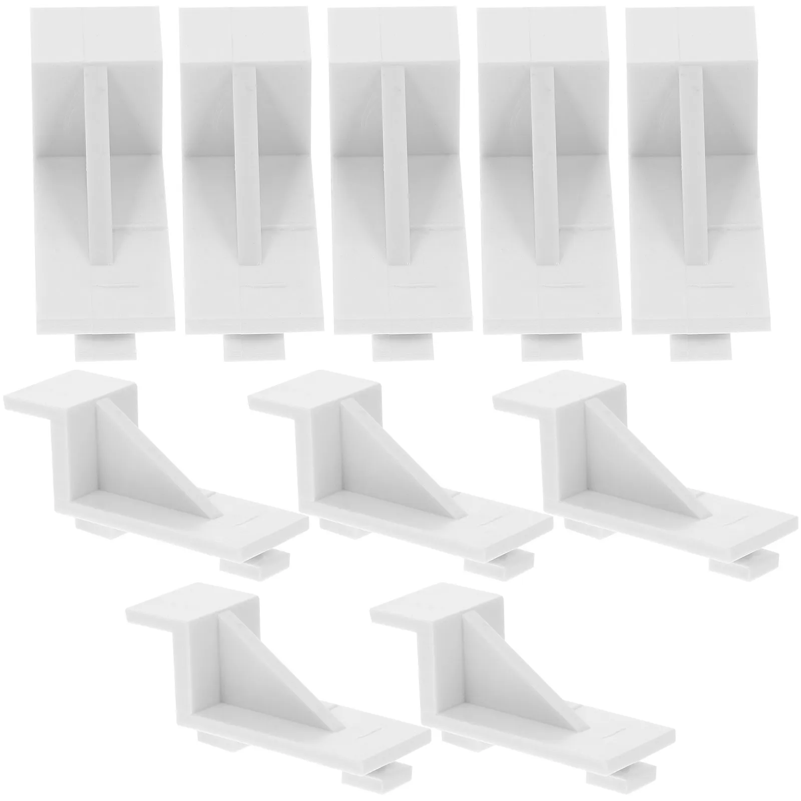 10Pcs Plastic Shelf Clips Refrigerator Freezer Shelf Support Hooks Fridge and Freezer Divider Clips Refrigerator Parts
