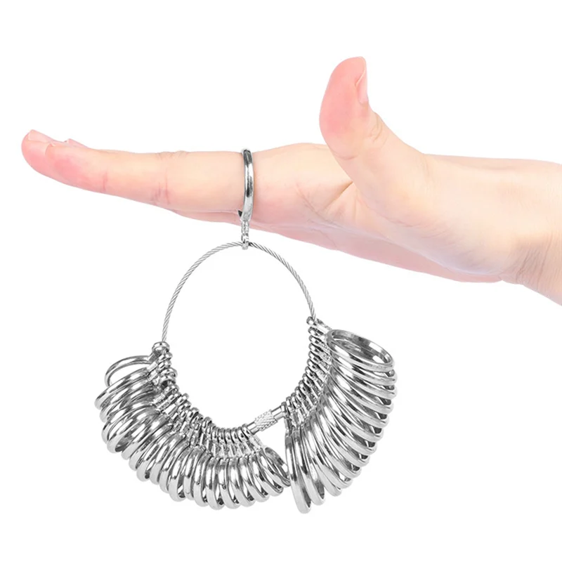 

【Flash-Deal!】Ring Sizer Measuring Tool Set Ring Size Measurement Making Kit Ring Sizer Guage Ring Size Measuring Tool Set
