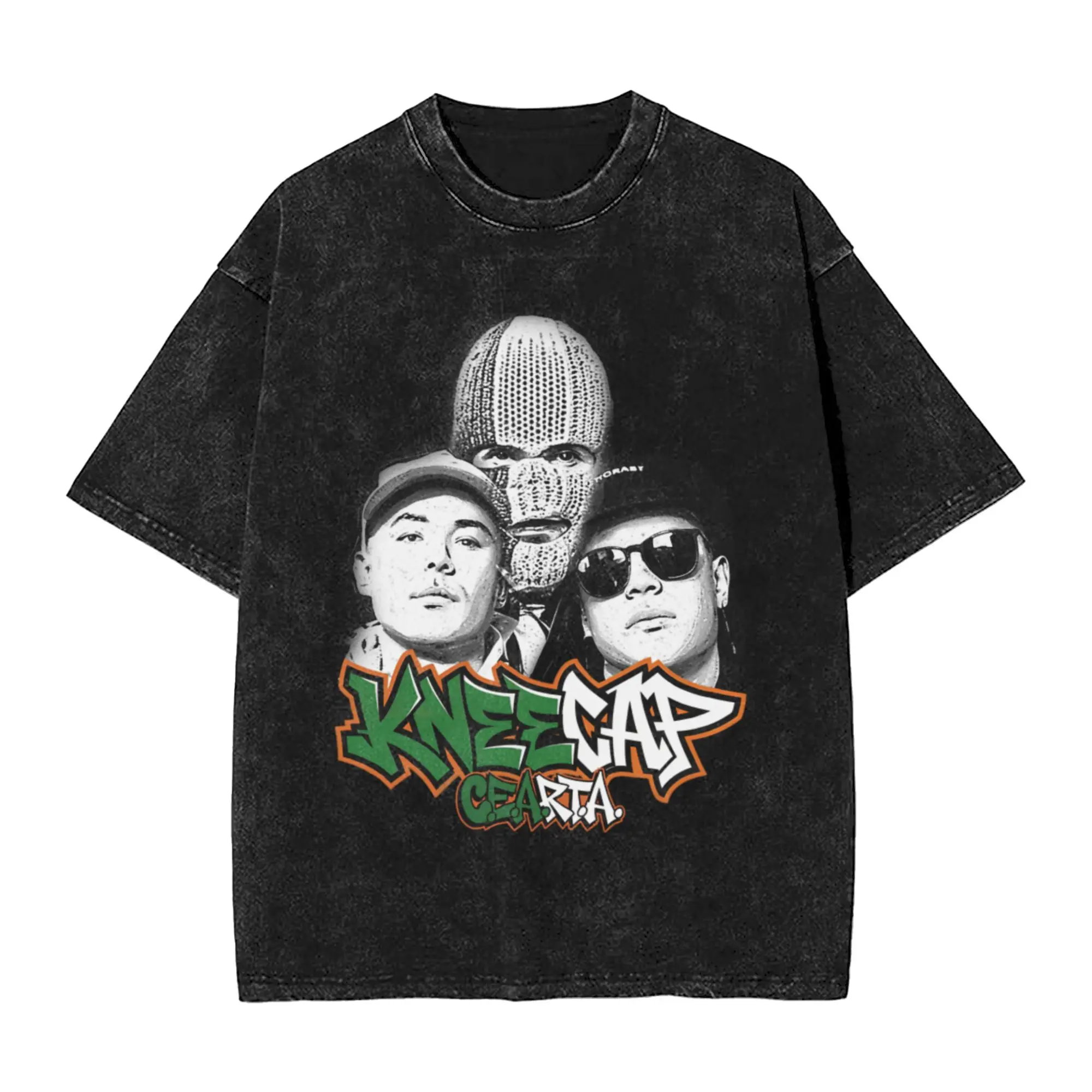 Kneecap C E A R T A - Rights Unique Chic A T-Shirt Oversized Short Sleeve Men's Women's Cotton Tees Tops