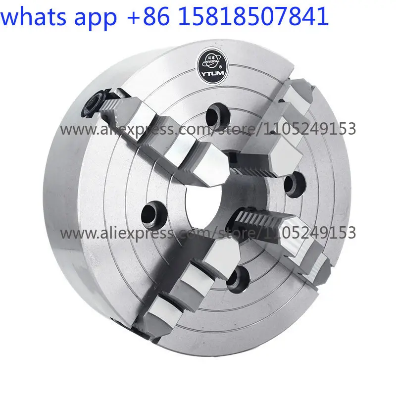 Global brand four-jaw single-action chuck K72 200 250 320 400 lathe manual chuck fixture 500 four-grip