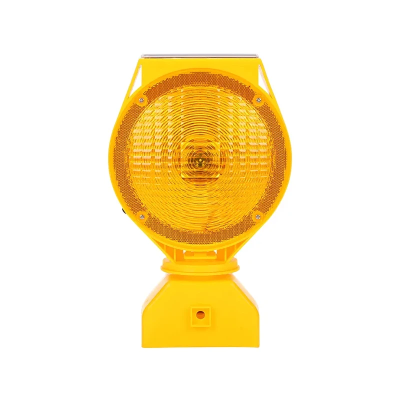 Solar-Powered Flashing LED Barricade Light (New TySolar-Powered pe): 2-Sided Visibility with Photocell –UV-Coated Polycarbonate