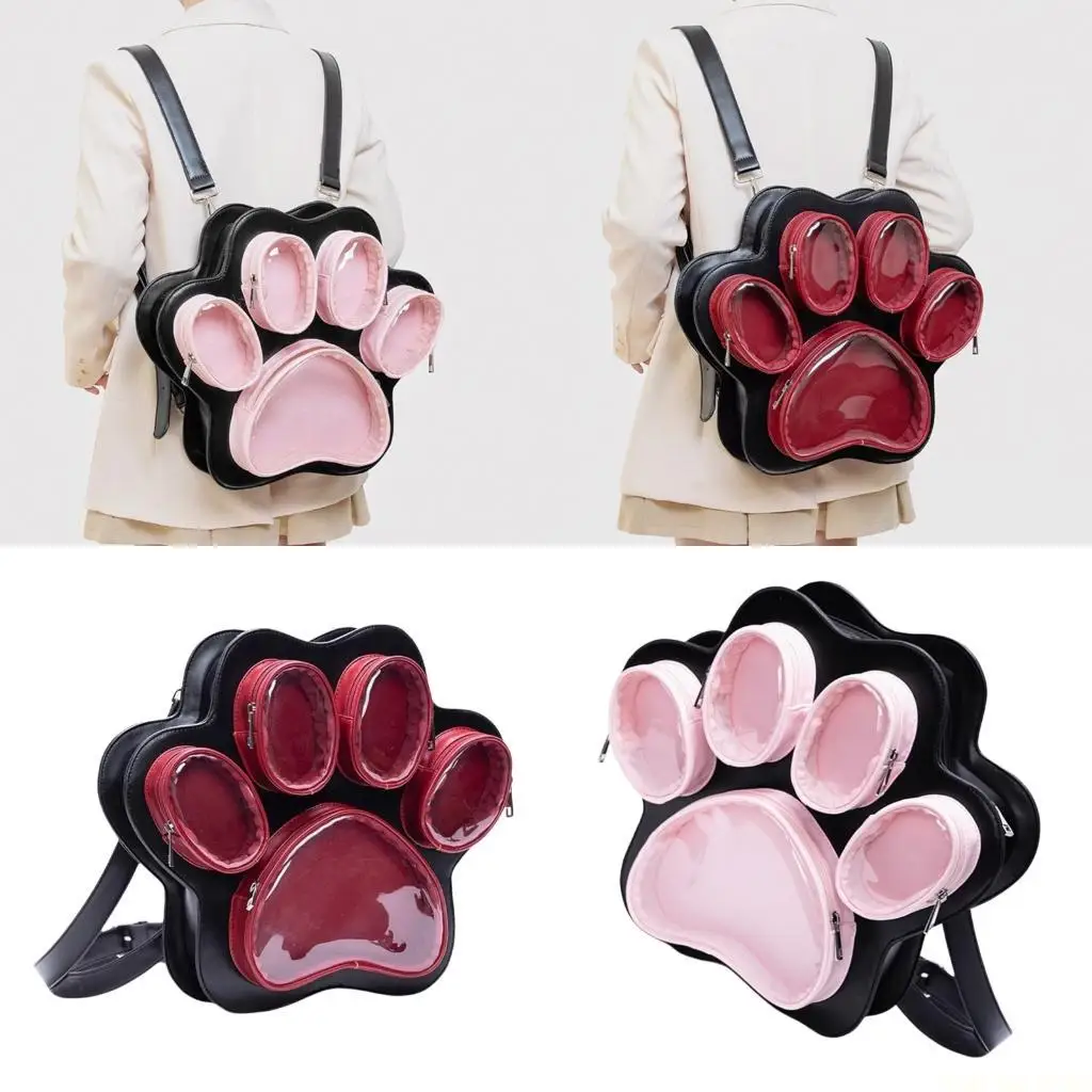 

X90D Школа рюкзаки для кошек дизайн ноги с регулируемым ремнем.