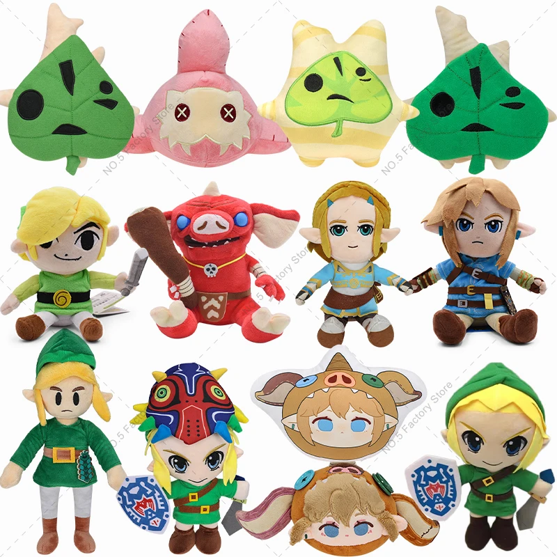 The Legend of Zelda Link Plush Anime Figure Princess Zelda Korok Sand Seal Goblin Soft Stuffed Toys Collection Kids Adult Gift