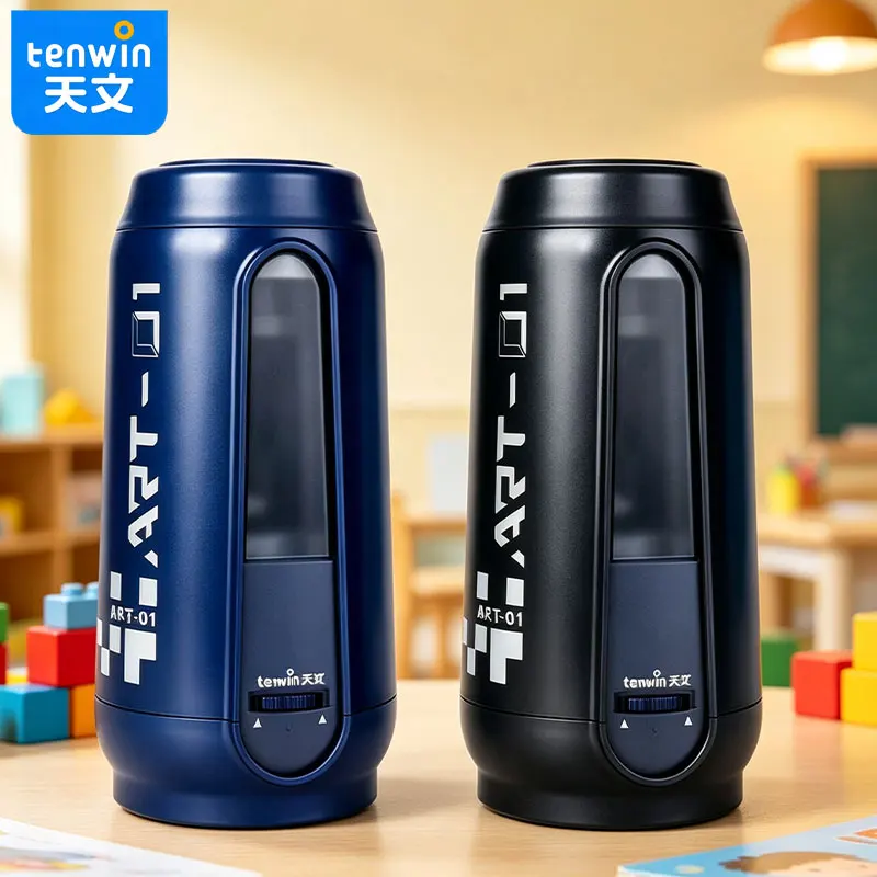 Tenwin Automatic anti-stick lead pencil sharpening machine to protect the pen tip students zero base operation