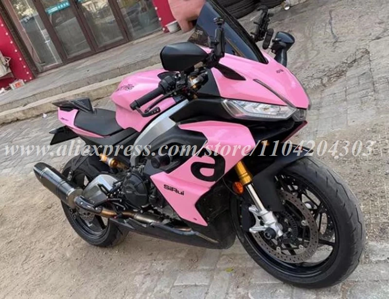 New ABS Motorcycle Whole Fairings Kit Fit For Aprilia RS660 660 2020 2021 2022 2023 2024 Bodywork Set Black Pink + Tank Cover