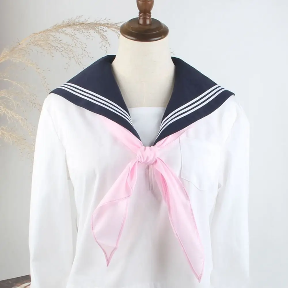 for School Costume Ribbon Tie Japanese College Style Cravat Triangle Scarf Small Bowtie JK Bow Tie Sailor Uniform Ties