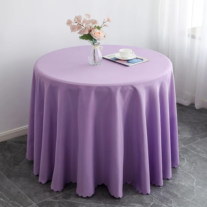 160cm Round Table Cloths Dining Table Cover Wedding Christmas Decorative Birthday Banquet Decor Home Dining Table Cover