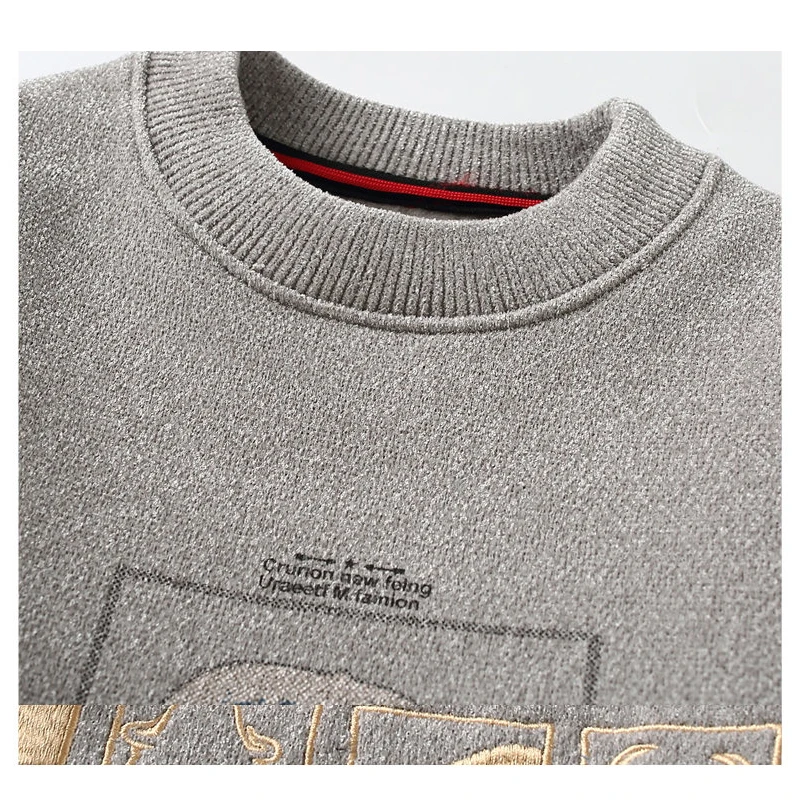 Men's Streetwear Casual Knit Sweater Pullover Sweat-shirt Spring Autumn Fashion Hombre Male Streetwear Men Clothing Solid Color