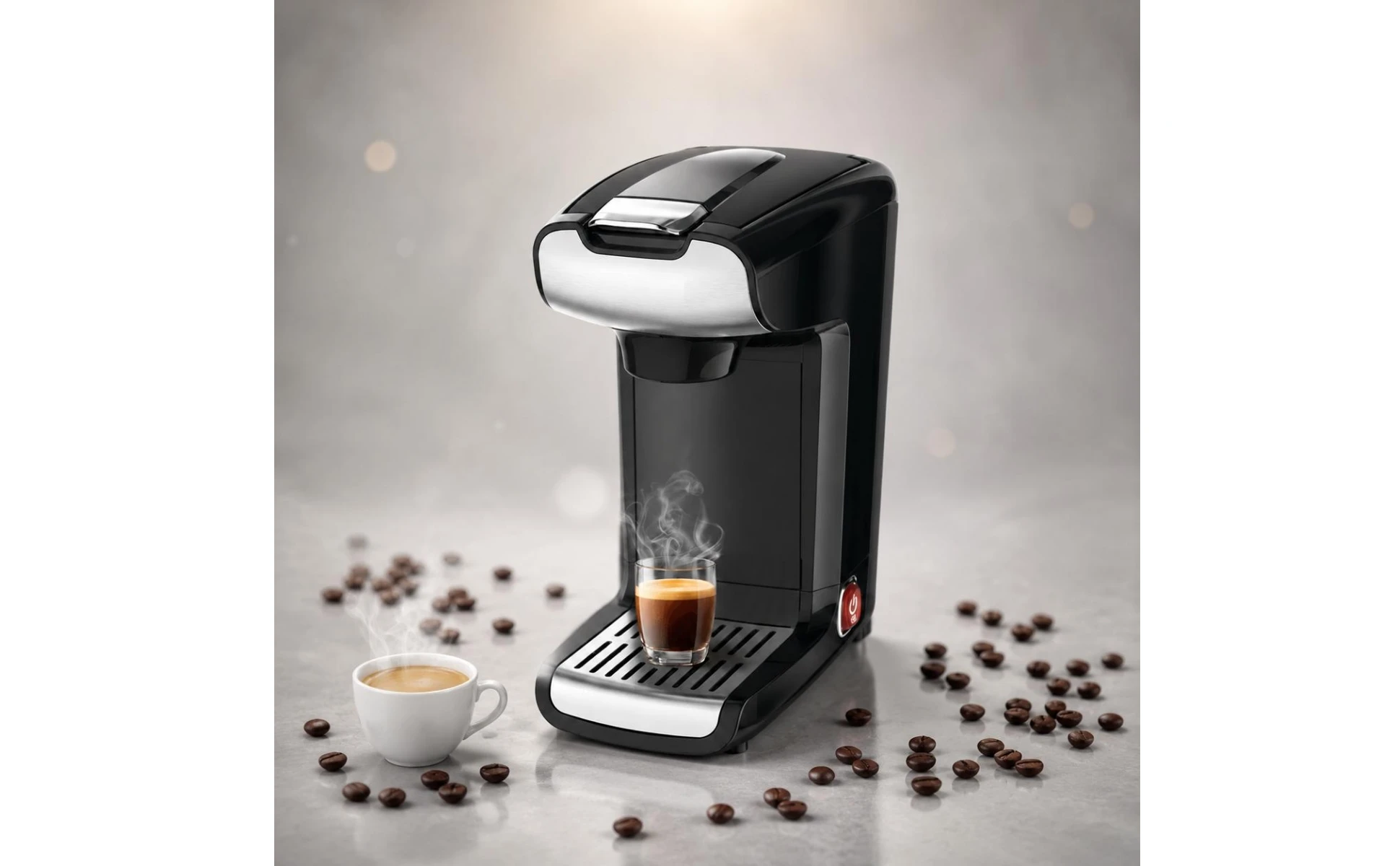 Capsule Espresso Machine Easy to Use Pod Espresso Machine Kitchen Appliance Rich Crema 750 W for Home
