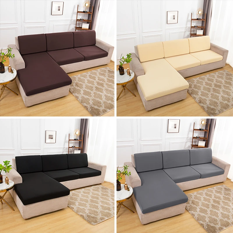 100% Waterproof Sofa Cushion Cover Elastic Protector Sofa Covers Pets Kids For Home Cheap Sofas Slipcover Case With Random