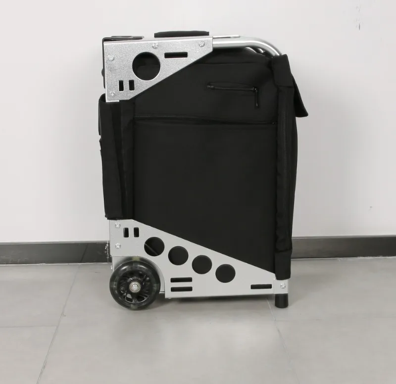 Aluminum trolley box, multi-layer high-capacity makeup box, storage box, figure skating aluminum frame