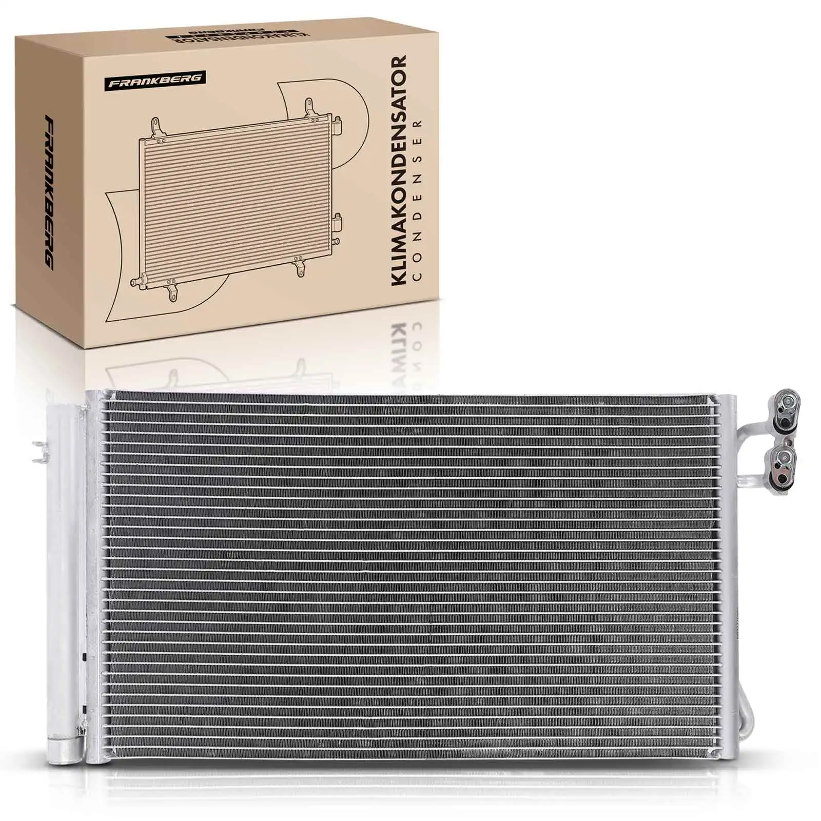 Frankberg 1x condensator airco voor BMW E81 E87 E88 E82 E90 E92 E91 E84 9206296 64539169526 64539206296 9169526 94873