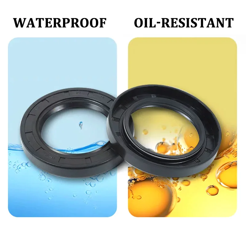 ID 30/32mm TC-Double Lip NBR Oil Seal OD 40/45/48/50/55/60/65/70/75/80mm THK 5/6/7/8/10/12mm Nitrile Rubber Oil Resistant Gasket