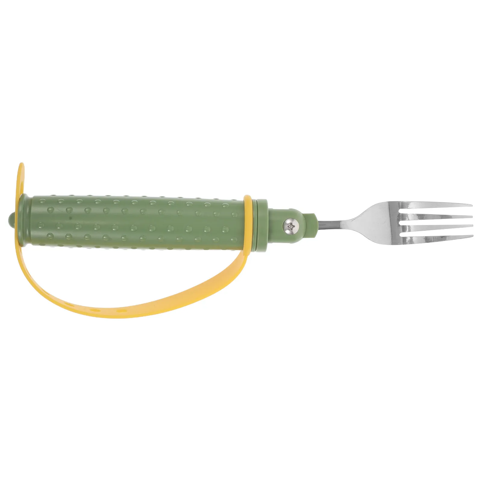 Elderly Adaptive Fork Stainless Steel Bendable Left Right Adjustable Angle Assistive Dining Utensil for Limited Hand Mobility