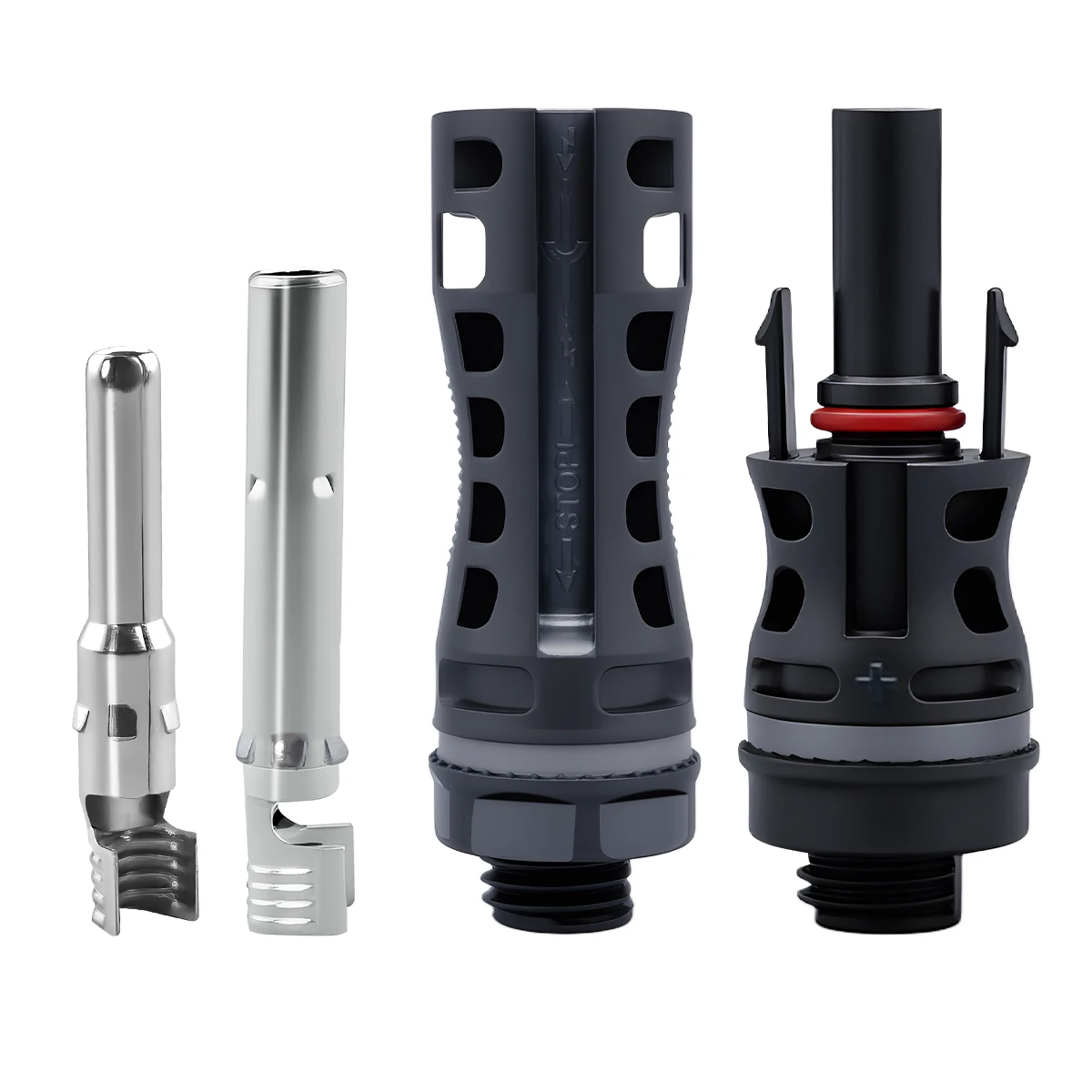 TOMZN 2 jeux de connecteurs solaires PV 1000V 1500V 32A 45A branche de panneau PV fil photovoltaïque/boîte à bornes de carte onduleur IP67