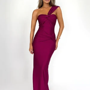 Mozisi-General Maxi Handless Women, Bodycon No Shoulder Sleeve, Sexy Long Dress, Elegant Club Fashion 10 Main Sales Dress One Shoulder Only - №9