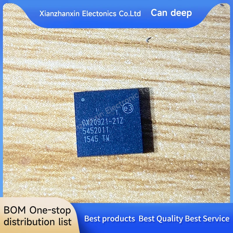 1PCS/LOT CX20921-21Z CX20921 QFN60 2 MAI input far-field voice processing chip IC in stock