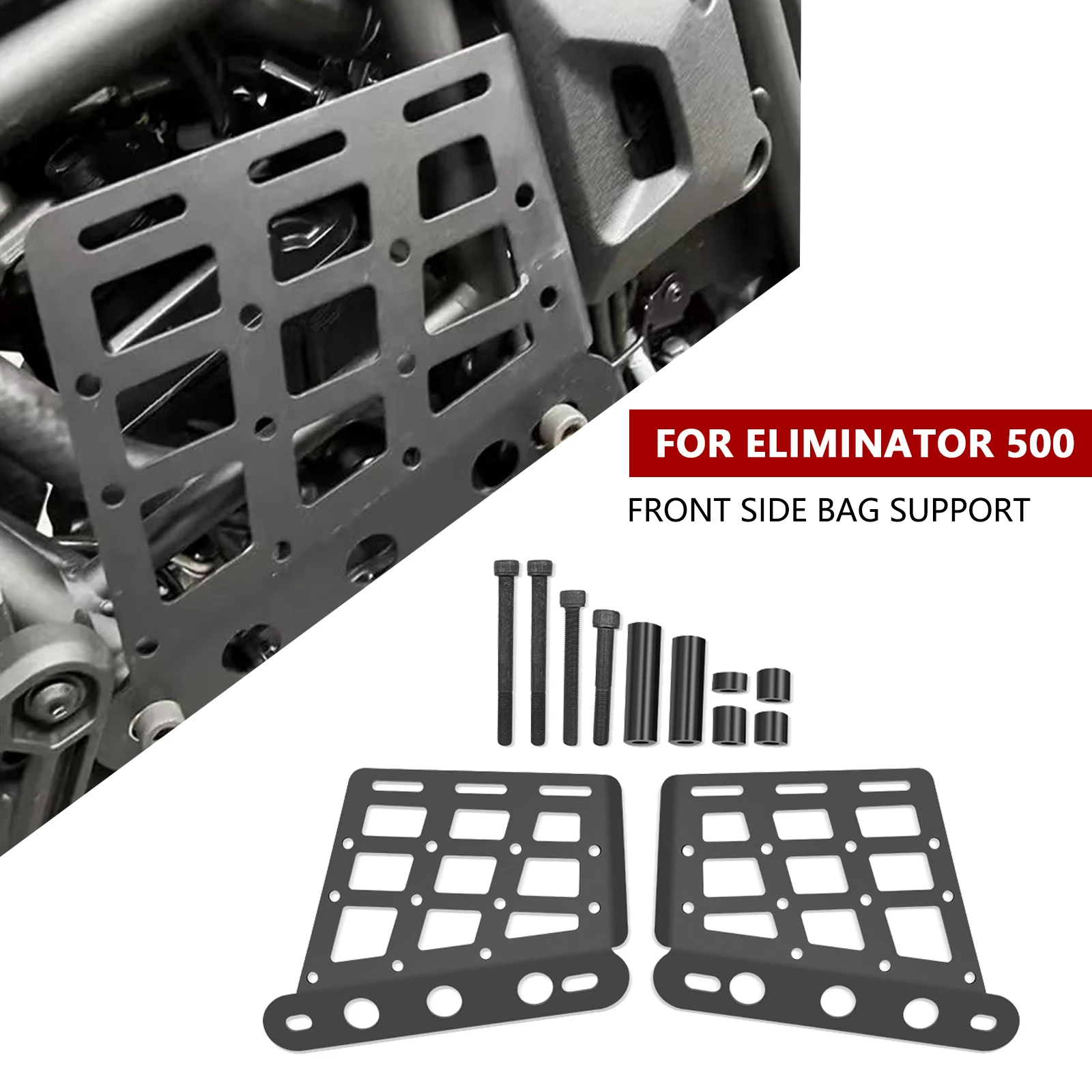 

For Eliminator 500 ELIMINATOR 500 SE 2024 2025 Motorcycle Left right bag brackets Side bag support Side box hanging plate