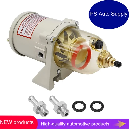 Filtro de combustible 500FG 500FH, filtro de combustible diésel para motor marino, separador de aceite/agua, barcos marinos, camiones, 90GPH para coche y barco