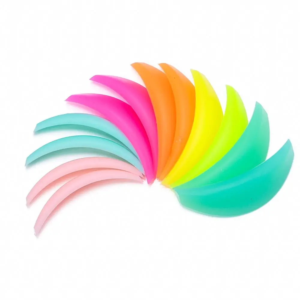 6Pairs Makeup Accessories Silicone Eyelash Perm Pad Eyelash Extension Applicator Tools Silicone Eye Patch Reusable