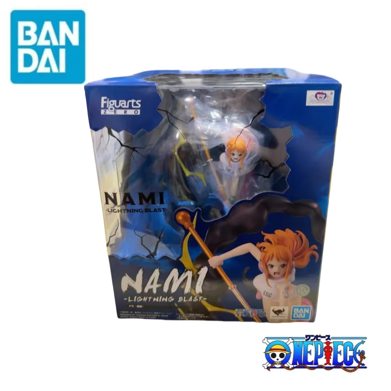 

В наличии Bandai Original One Piece Nami 100% оригинальные праздничные подарки аниме товары фигурка модель украшения