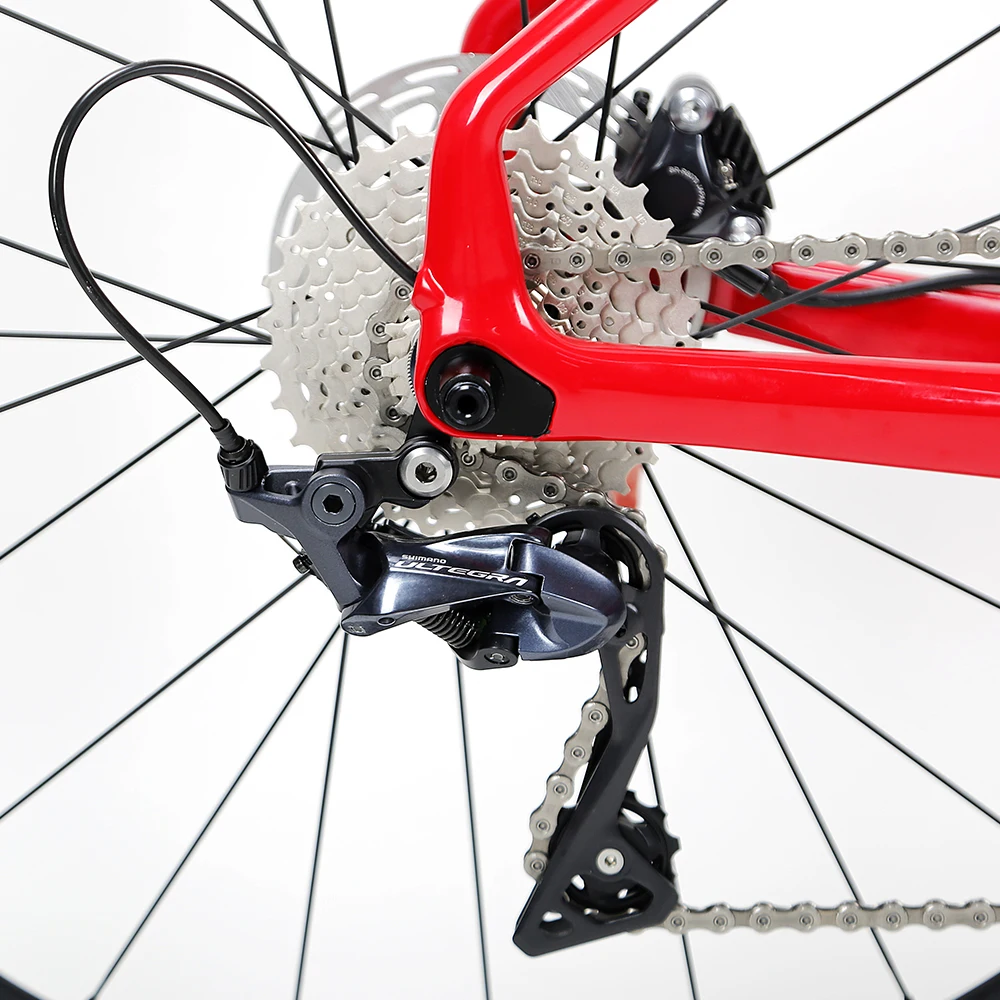 NEWEST FaIcon Super Light Full Carbon Fiber Road Bicycle 700C Ultegra 22 Speed Hydraulic Disc Brake Carbon Road Racing Bike image 4