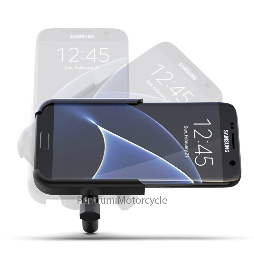 اكسسوارات الدراجات النارية حامل هاتف المحمول المقود لتحديد المواقع حامل الملاحة قوس لفيسبا 125 VNA-TS PX80-200/PE/Lusso #2