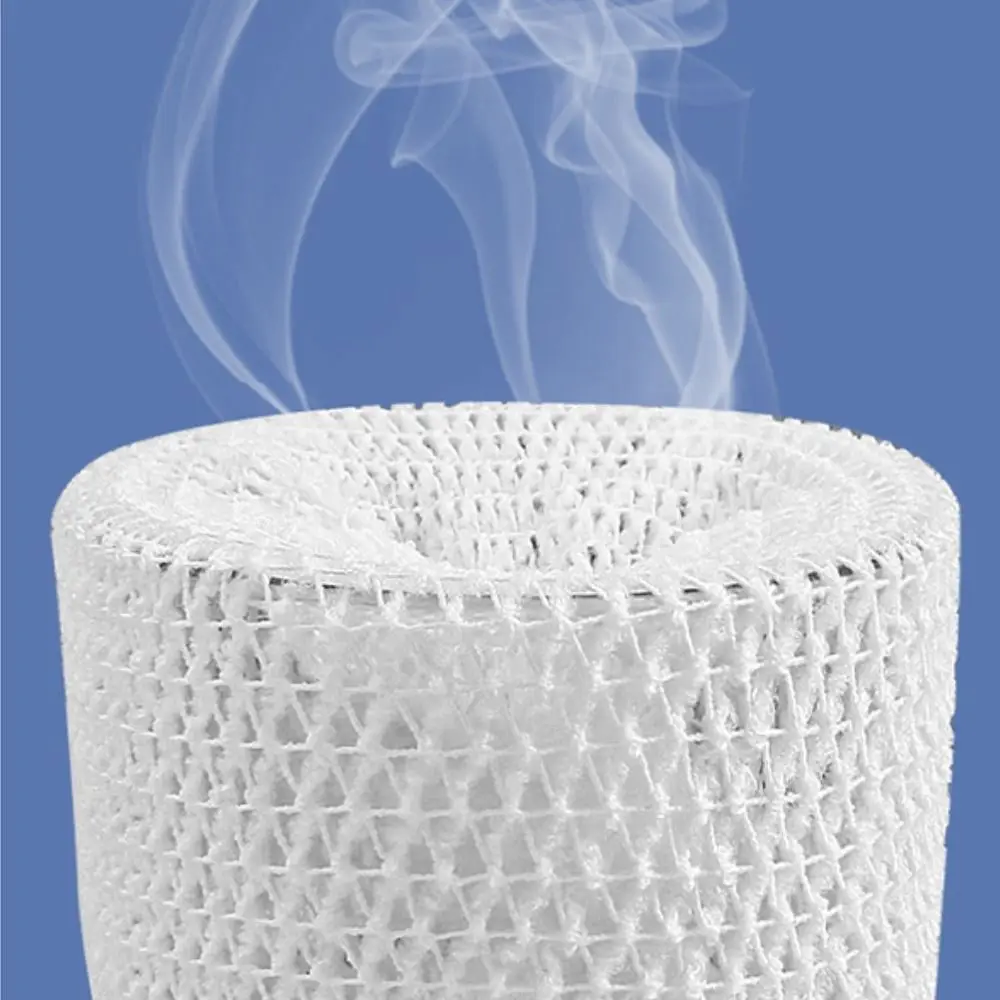 Bandage Tubulaire en Maille Respirante de 2m de Long, de Forme Cylindrique, Blanc, pour Plaie artificiel astique