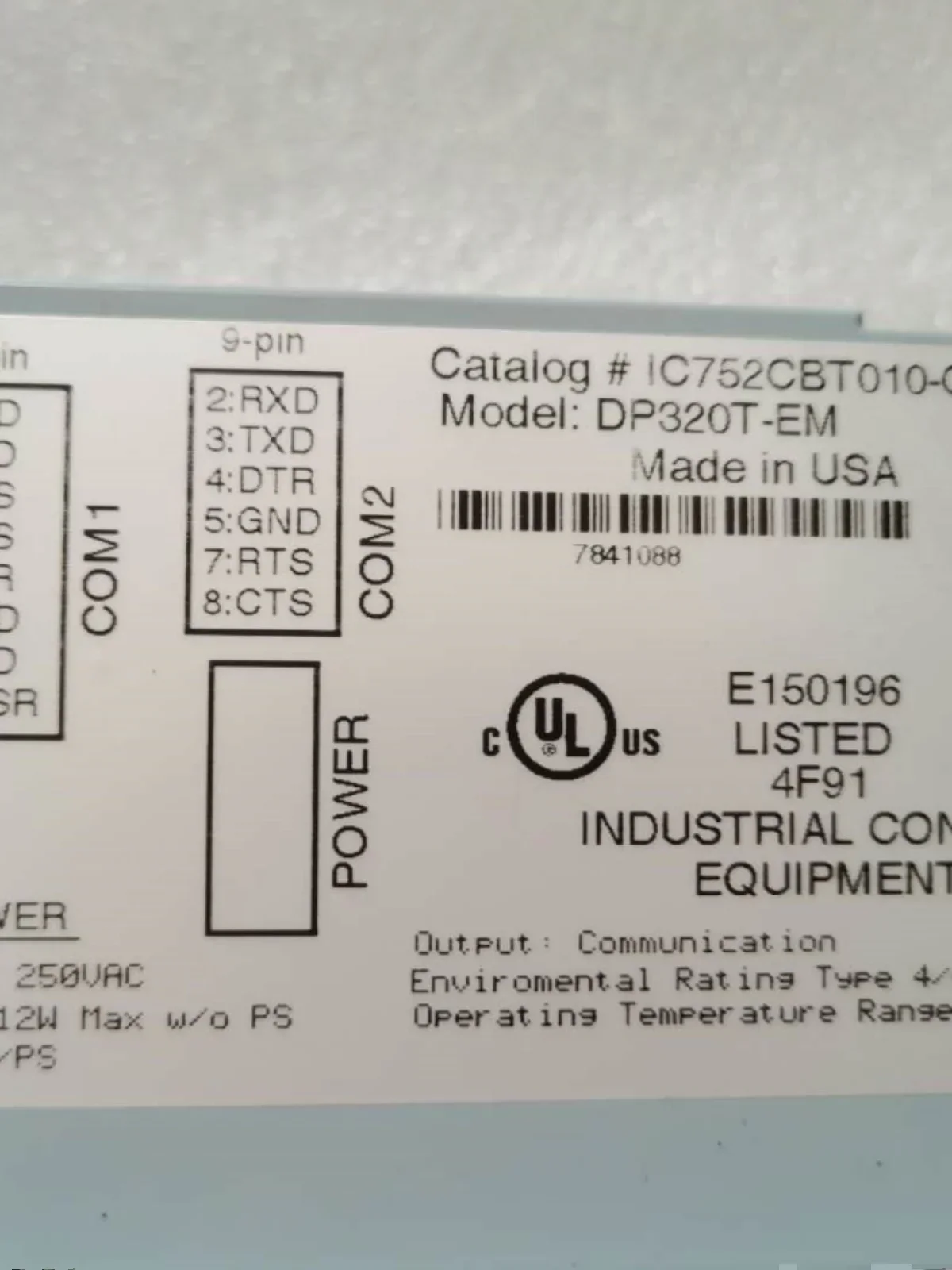 GE Fanuc Human Machine Interface IC752CBT010-CC Original Spot