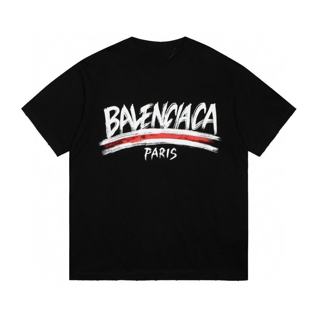 

Luxury T-shirt summer new fashion trend men's and women's cotton tops street retro crew neck pattern loose Y2KT-shirt