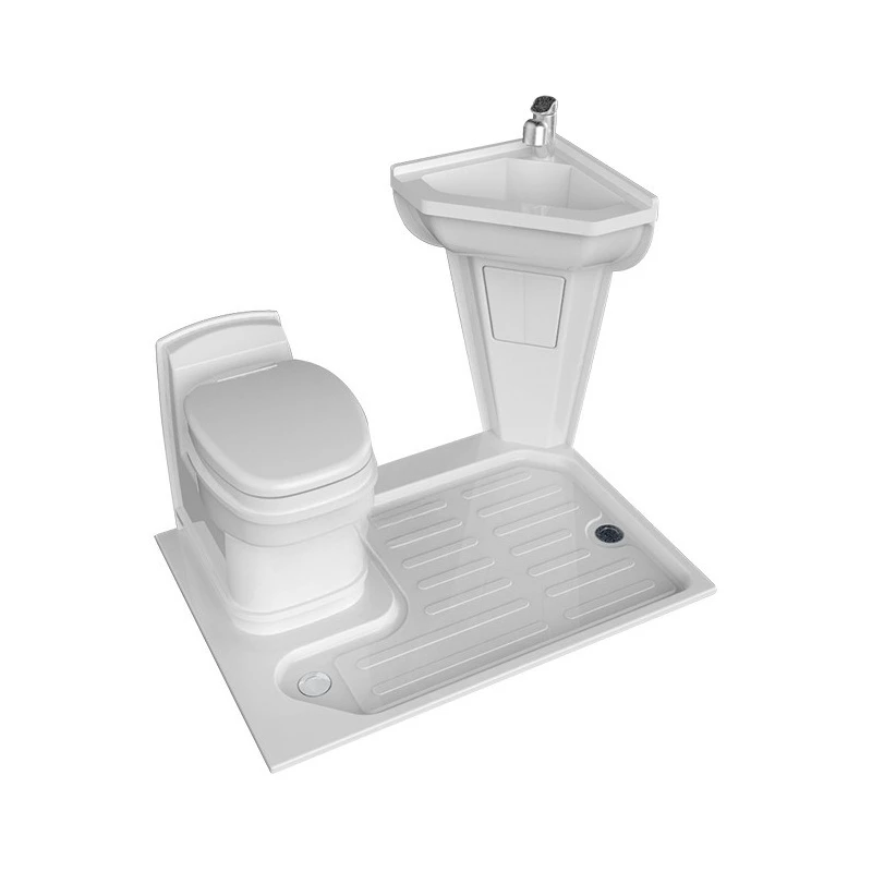 Duschwanne mit Waschbecken, universelles Wohnmobil-Badezimmer