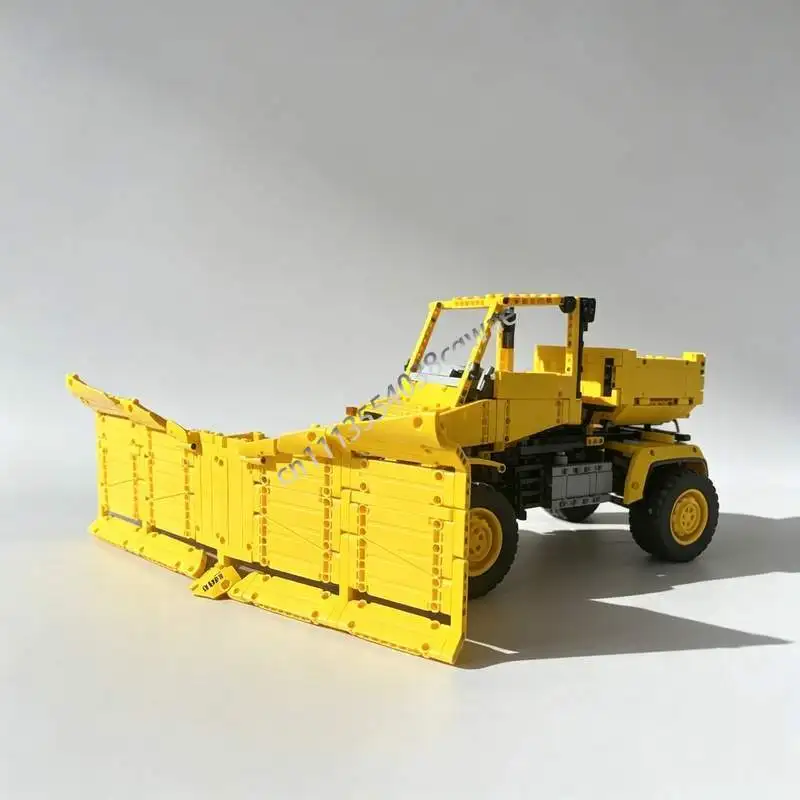 1573PCS Unimog Snow Plow Vehicle Model Construction Building Blocks Custom Puzzle Technical DIY Assembly Toy Educational Gifts