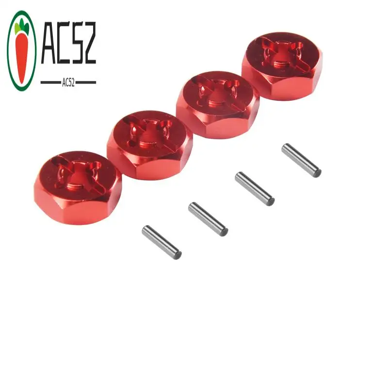 AC52-For Wltoys A959 A959-B A969 K929 1/18 RC Car Upgrade Accessories 7Mm To 12Mm Metal Combiner Wheel Hub Hex Adapter