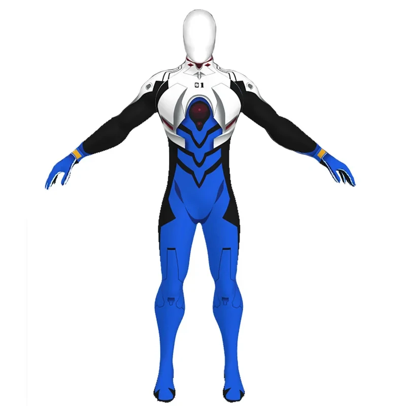 

Ikari Shinji Jumpsuit Bodysuit Cosplay Costumes Anime Character Halloween Costume Performance Clothing for Adult Kids hf5]]