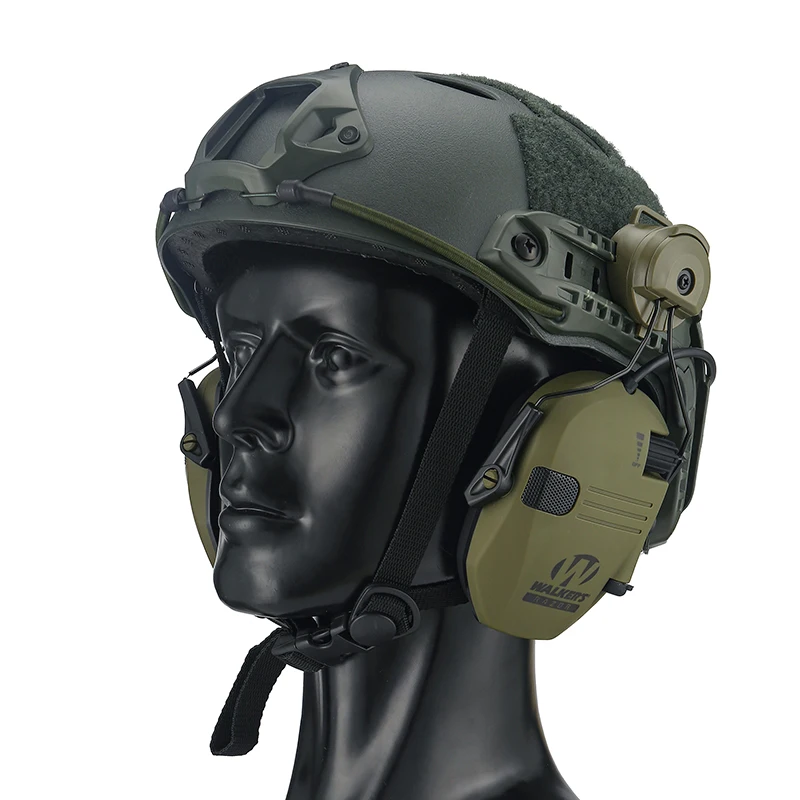 Tactical Headset Bracket Fast Ops Core Helmet ARC Rail Adapter Set fit for Comtac II Series Noise Cancelling Headset