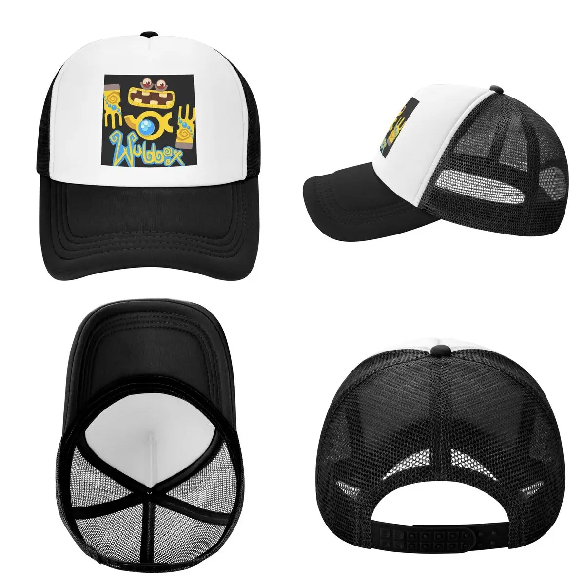 My Singing Monsters Wubbox (4) Cap Fashion Mesh Baseball Caps Adjustable Hat Hip Hop Summer Unisex Baseball Hats
